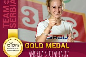(VIDEO) ANDREA STOJADINOV OSVOJILA ZLATO: Nova medalja za Srbiju na EYOF-u