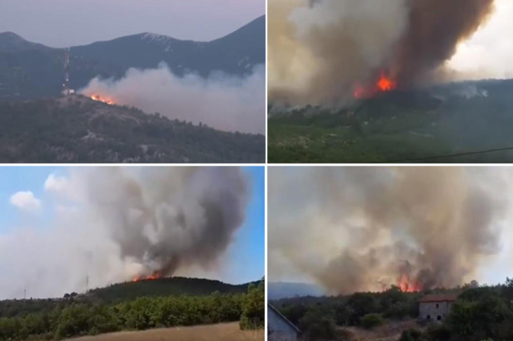 (VIDEO) GORI SKORO CELA BIVŠA JUGOSLAVIJA! Požari besne u zemljama regiona, evo gde je najgore!