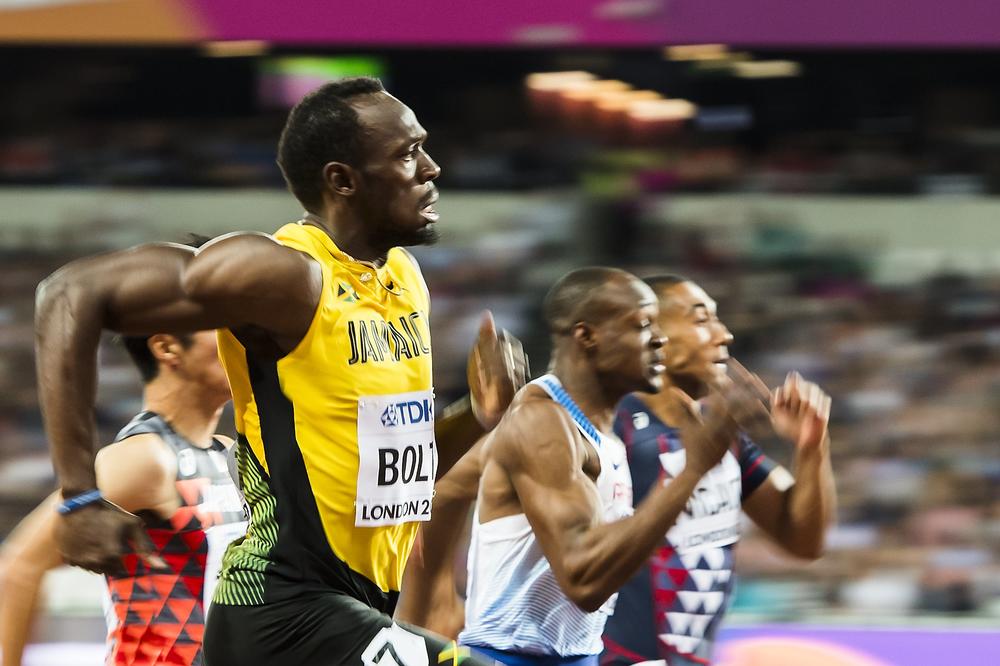 SVETSKI REKORDER SE SAMO ZAGREVAO: Bolt istrčao tek osmo vreme na SP u Londonu na 100 metara