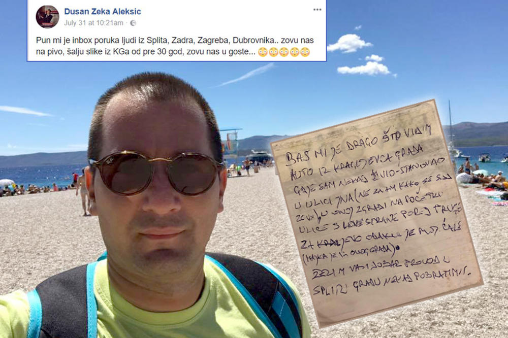 NIJE SE ZAVRŠILO PORUKOM NA BRISAČU: Kragujevčanina Zeku zasipaju OVAKVIM porukama iz Zadra, Splita, Dubrovnika!
