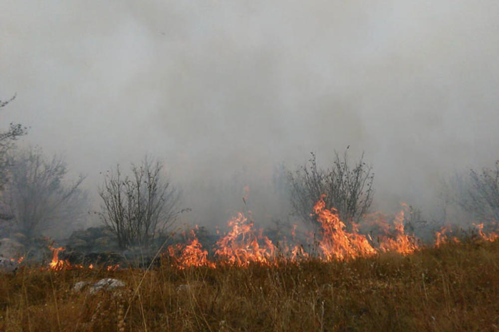 I DALJE GORI KOD MRKONJIĆ GRADA: Vatrogasci se borili sa vatrom celu noć, požar se širi ka seoskim kućama