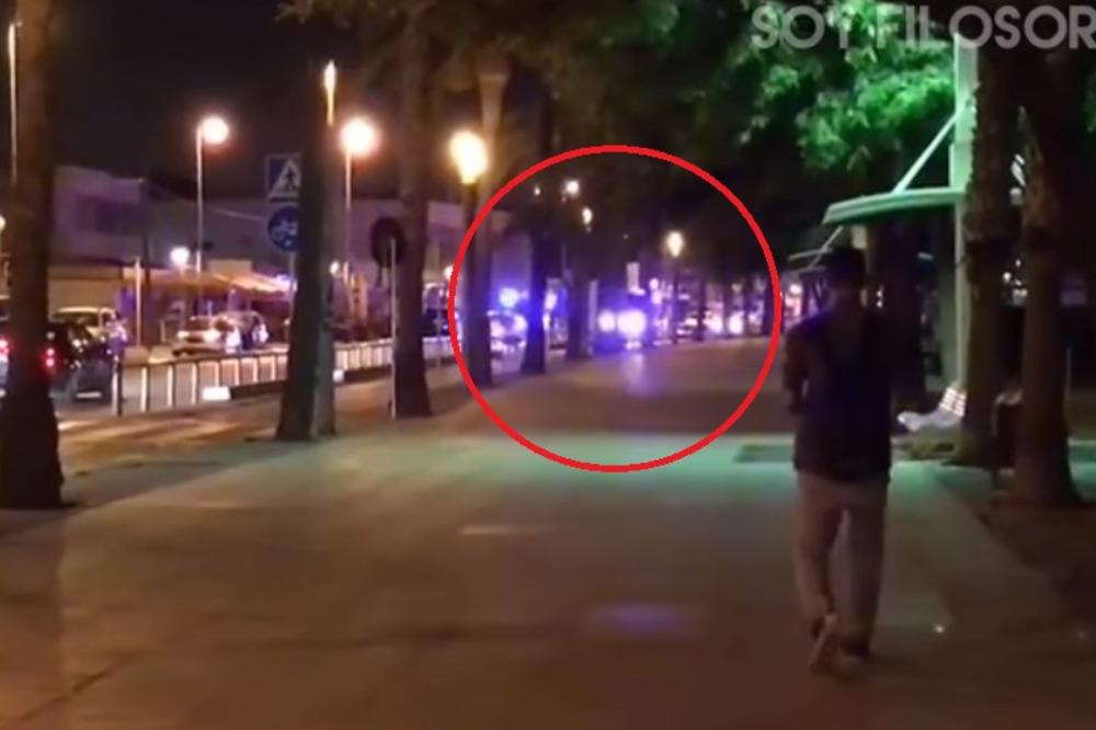 (UZNEMIRUJUĆI VIDEO) OVO JE TRENUTAK STRAVE DRUGOG NAPADA U ŠPANIJI: Teroristi opasani eksplozivom hteli da naprave pokolj!