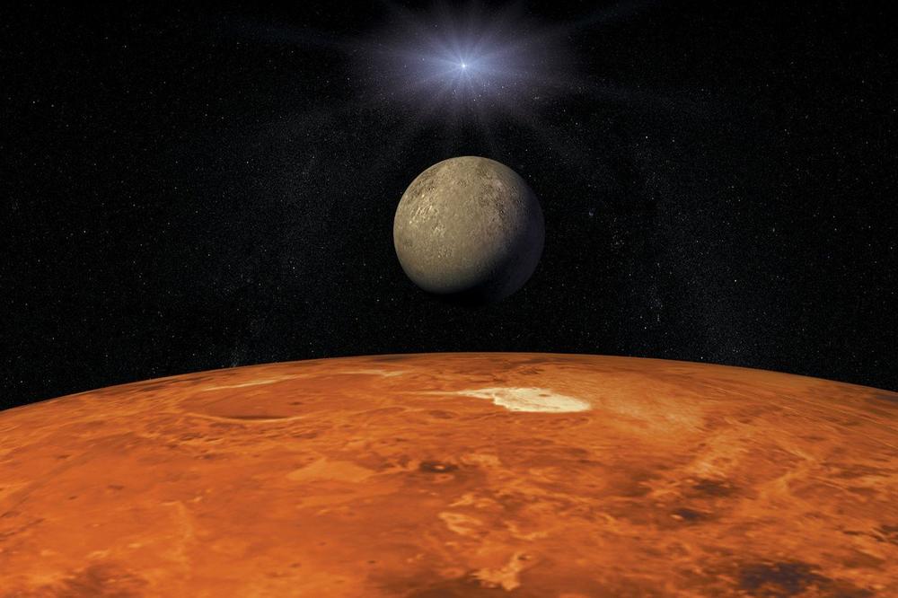 (FOTO) NEVIĐENO! MARS OKOVAN LEDOM: Ovo je prva slika zaleđene Crvene planete