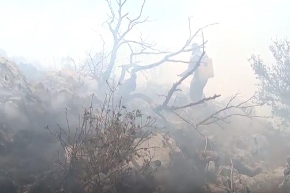 (VIDEO) POŽARI U CG POD KONTROLOM: Gori u Podgorici, Danilovgradu i Kotoru, kuće nisu ugrožene