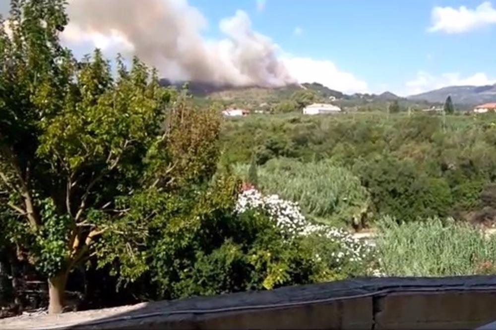 POŽAR BESNI U POPULARNOM GRČKOM LETOVALIŠTU: Evakuišu se meštani sela na Zakintosu, jaki vetorvi ometaju gašenje