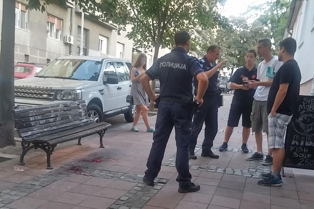 SEVALI NOŽEVI U CENTRU BEOGRADA: Posle obračuna ostala lokva krvi u kafiću u Cetinjskoj