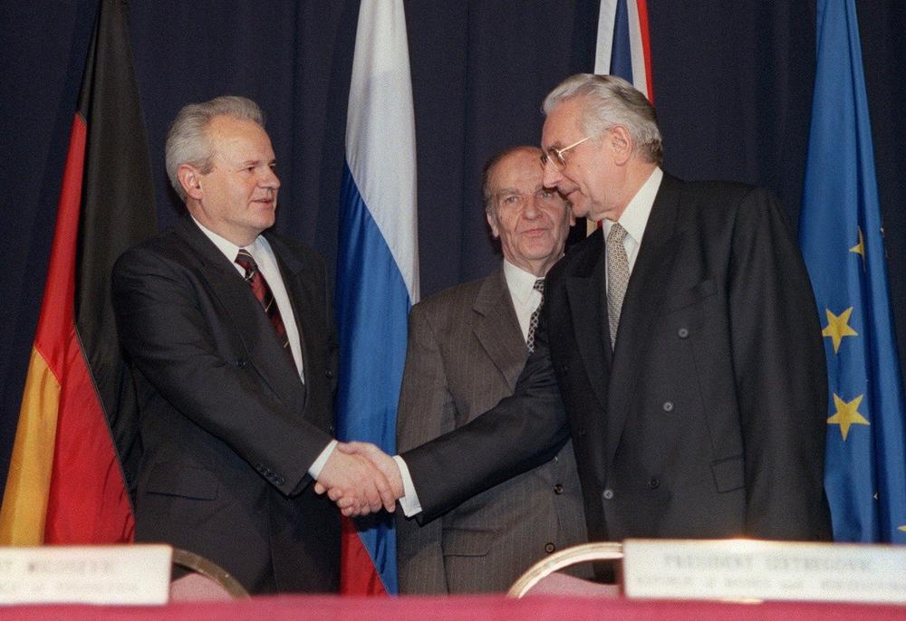 Franjo Tuđman, Slobodan Milošević, Alija Izetbegović