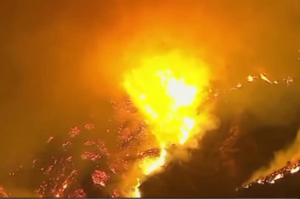 (VIDEO) VATRENA STIHIJA GUTA GRAD ANĐELA: Najveći požar zabeležen u istoriji Los Anđelesa, evakuisano 700 kuća!