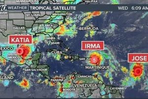 IRMA DOBIJA POJAČANJE: Uragani Katja i Hoze jačaju na Atlantiku