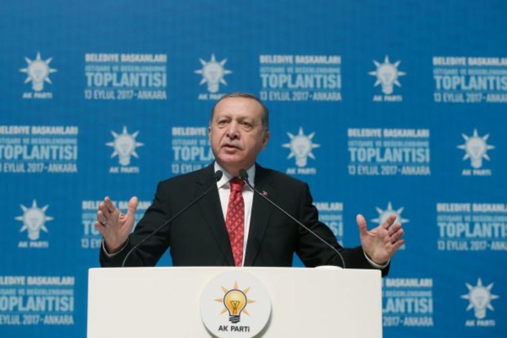 PISALI STE ISTORIJU KRVAVIM RUKAMA: Erdogan kritikovao SAD zbog prodaje oružja Izraelu