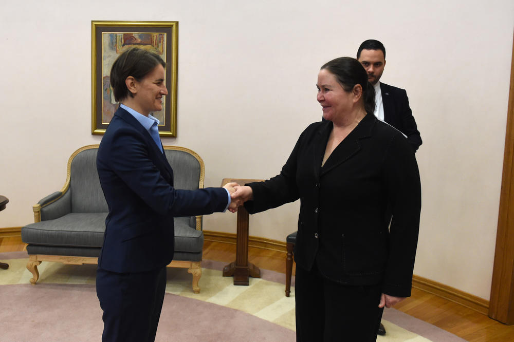 SASTANAK U PREDSEDNIŠTVU: Premijerka Brnabić razgovarala sa novom koordinatorkom UN