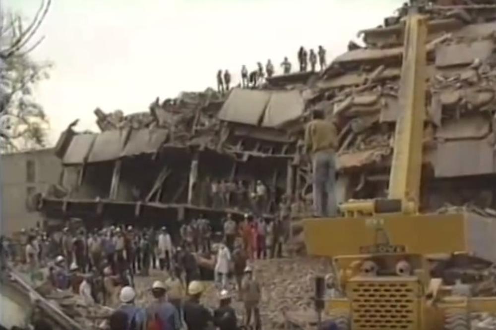(VIDEO) PROKLETSTVO 19. SEPTEMBRA: Stravični zemljotres pogodio Meksiko na isti dan kada je potres pre 32 godine ubio više od 5.000 ljudi