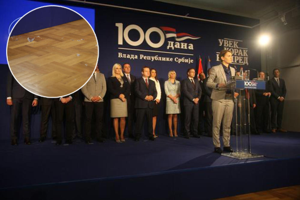 (KURIR TV) VLADA OBELEŽILA 100 DANA RADA U KRUŠEVCU Premijerka Brnabić slomila čašu: Živela Srbija! Uvek idemo korak napred kako bismo ostali lideri u regionu!