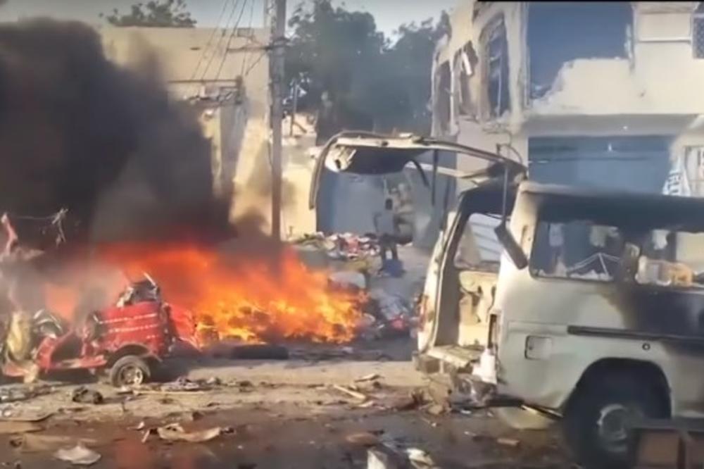 (VIDEO) KAMION BOMBA OSTAVIO PUSTOŠ: 30 mrtvih u prestonici Somalije!