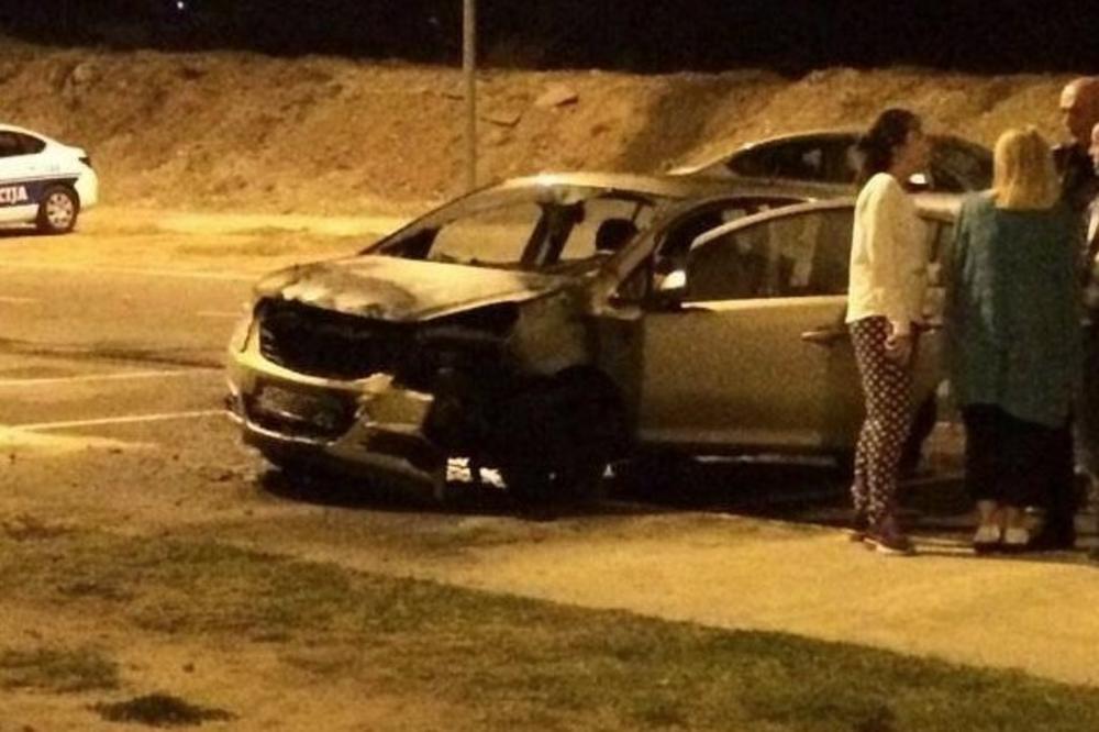 (FOTO) ŠTA SE TO DOGAĐA U PODGORICI: Zapaljen još jedan automobil