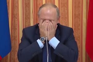 (VIDEO) PUTINOVA REAKCIJA ĆE VAS NASMEJATI DO SUZA: Ministar se izblamirao, a ruski predsednik nije mogao da se suzdrži!