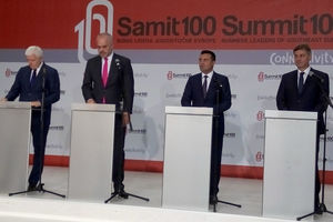 U Skoplju održan šesti godišnji Samit 100 biznis lidera jugoistočne Evrope Zajedno smo  jači – regionalna saradnja je prioritet