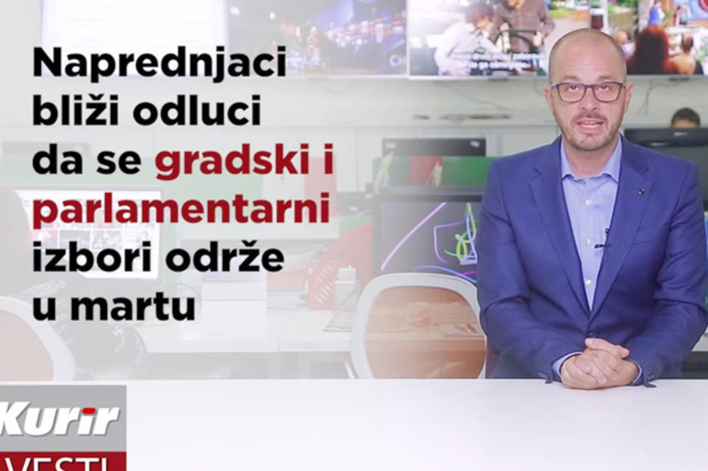 KURIR TV VESTI UŽIVO: Beogradski i parlamentarni izbori u martu?!
