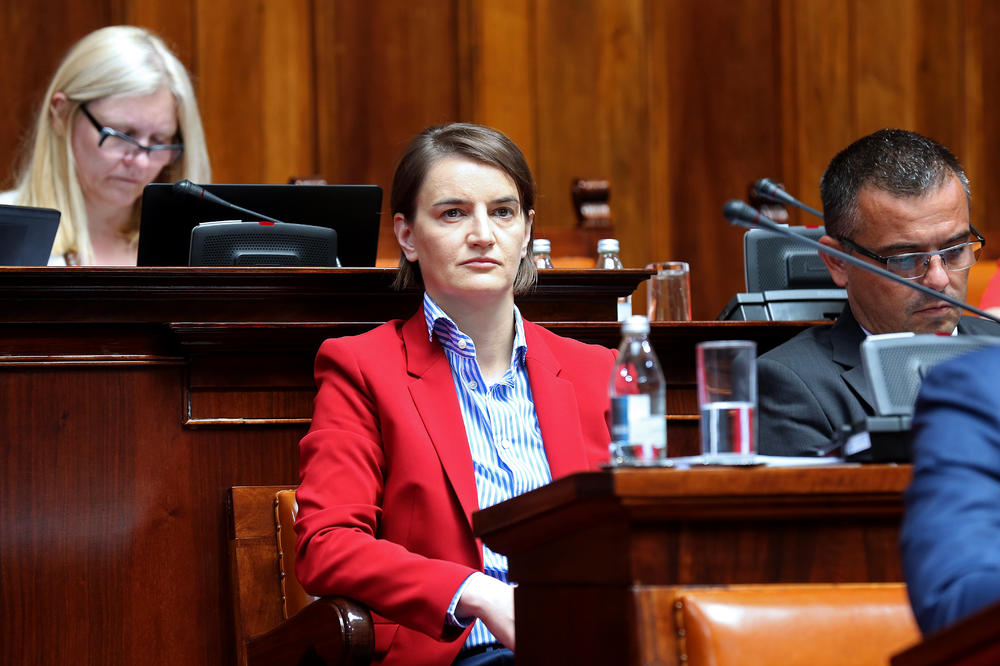 SKUPŠTINA: Premijerka Brnabić i njeni ministri u četvrtak pred poslanicima