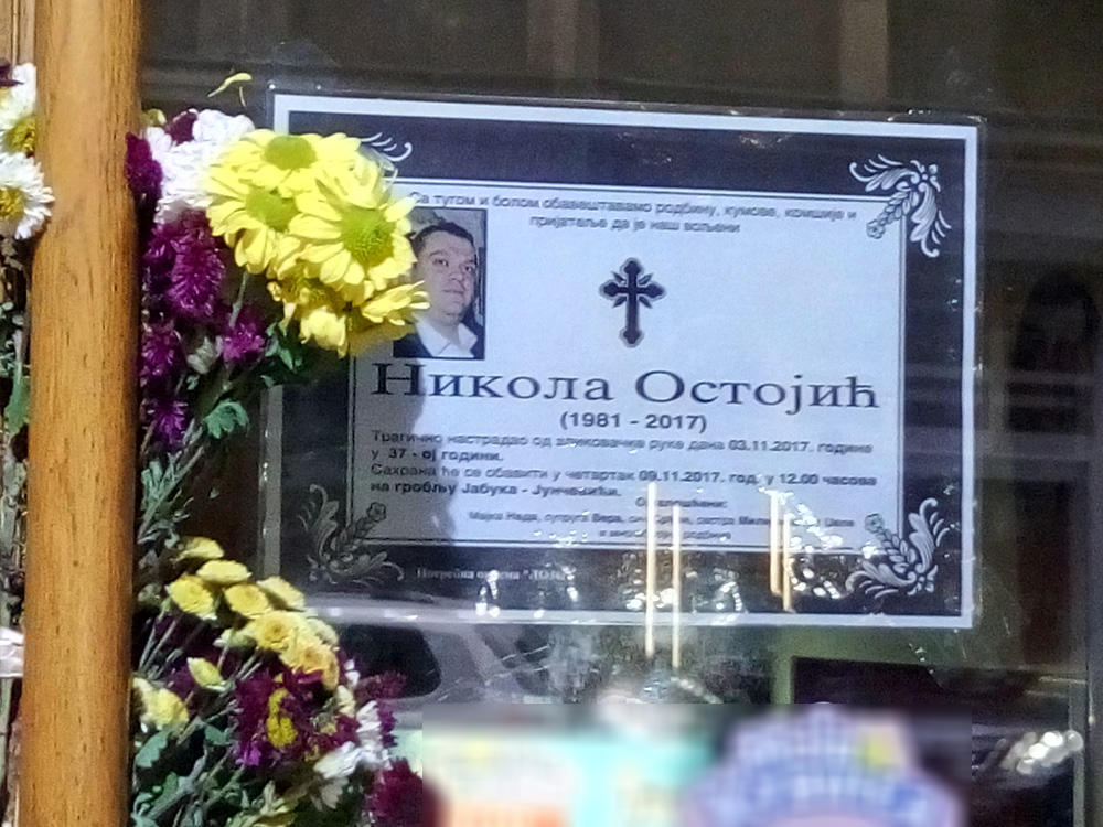 Nikola Ostojić, pekara, pekar, ubistvo, Resavska, Beograd, cveće