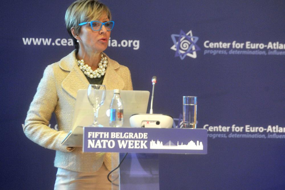 NATO NEDELJA U BEOGRADU Jelena Milić: Za bolje veze EU i NATO, na skupu i ambasadori Skat i Ditman