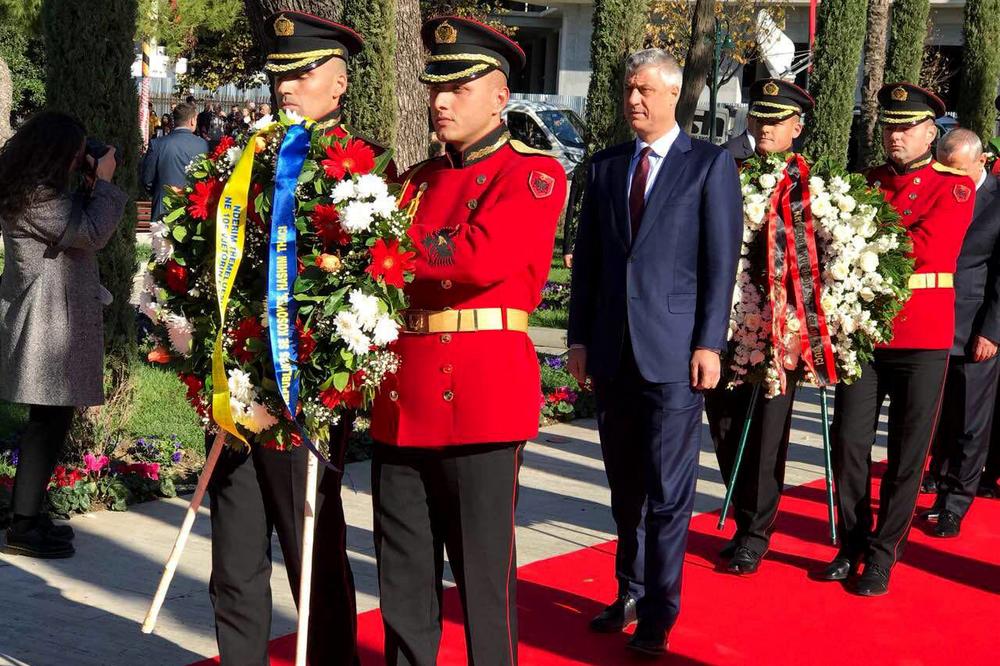 RASKOL U PRIŠTINI: Tači slavi u Albaniji, Haradinaj nije hteo da dođe