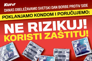 DANAS JE SVETSKI DAN BORBE PROTIV SIDE: Kurir podseća koliko je važna zaštita i poklanja kondom!