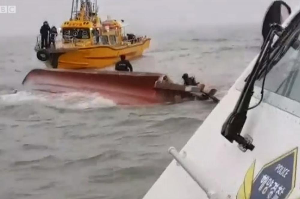 NESREĆA NA MORU: 13 mrtvih, dvoje nestalih u sudaru brodova u Južnoj Koreji