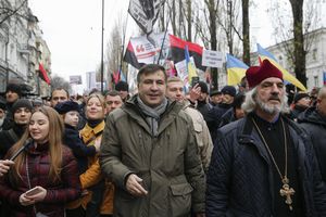 (VIDEO) DO JUČE MU BIO DESNA RUKA: Sakašvili vodi u Kijevu marš za Porošenkov opoziv