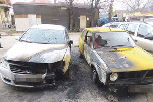 DRAMA U NIŠU: Zapaljen službeni auto zamenika načelnika niške policije!