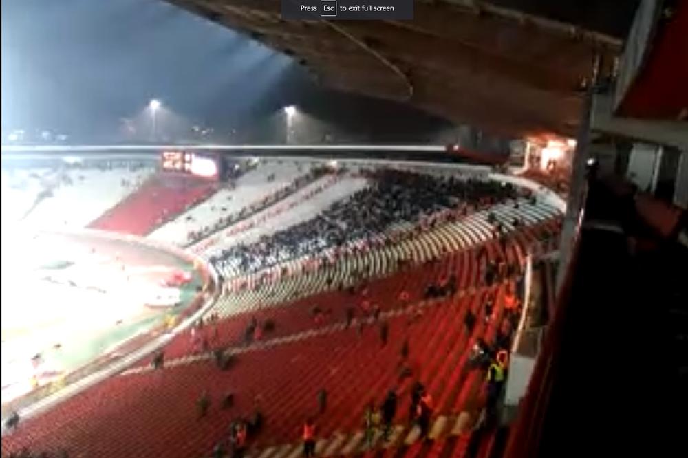 (KURIR TV) MARAKANA SE PUNI: Pristalice Kelna stigle na stadion, Zvezdaši polako ulaze