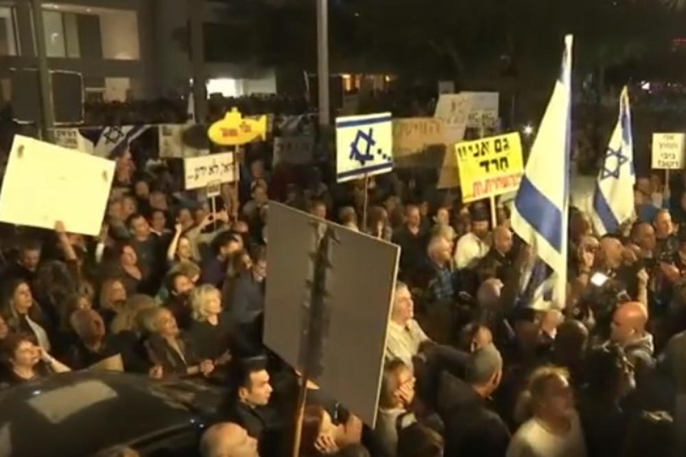 (VIDEO) HILJADE NA ULICAMA TEL AVIVA: Traže ostavku Netanijahua