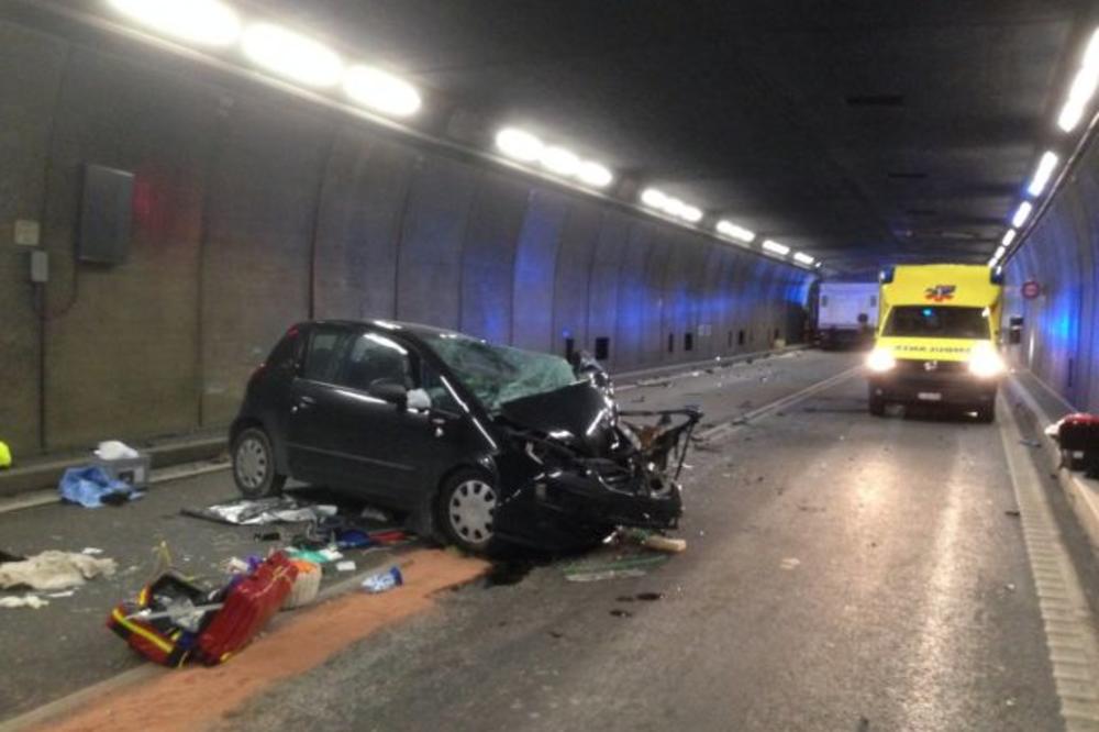 BLOKIRANA EVROPSKA ŽILA KUCAVICA: Saobraćajna nesreća onesposobila tunel Gotard u Švajcarskoj