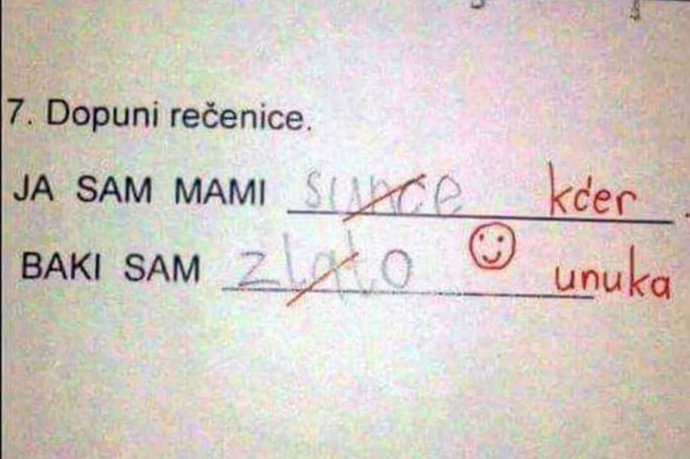 ŠTA JE POGREŠILA? SVE JE TAČNO! Devojčica topi srca iskrenim odgovorem, a učiteljica je ispravila!