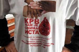 KRV NAM JE SVIMA ISTA: Zaposleni i migranti u Preševu zajedno daju krv