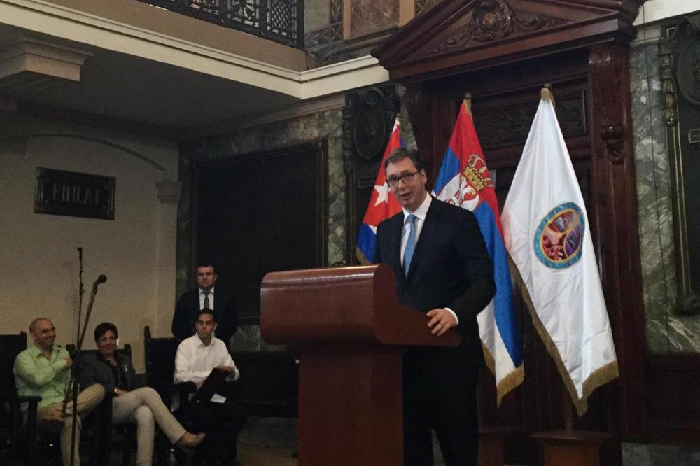 VUČIĆ: Kuba nam je uvek bila prijatelj, želimo i jače ekonomske odnose