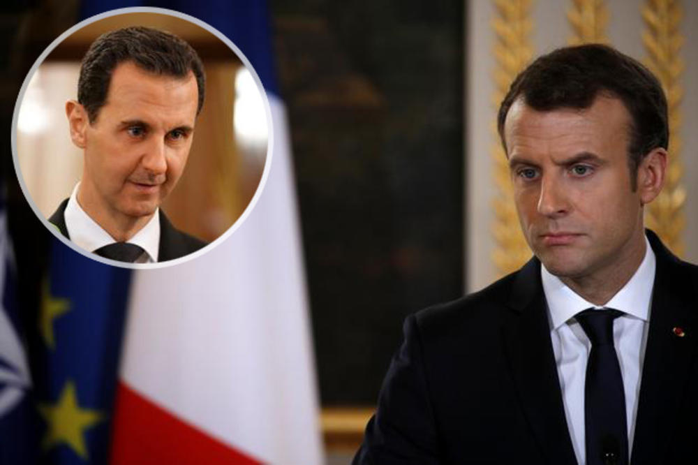 MAKRONOV OŠTAR ODGOVOR: Asad je neprijatelj sirijskog naroda
