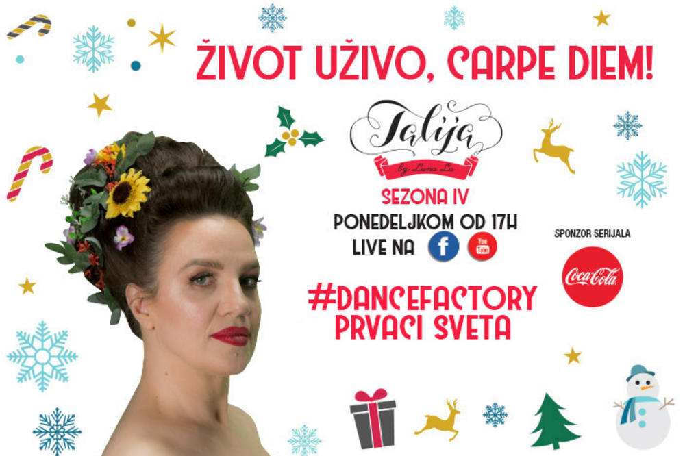 TALIJA - ŽIVOT UŽIVO, CARPE DIEM: Napunite srce magičnim gorivom sa Dance factory generacijom