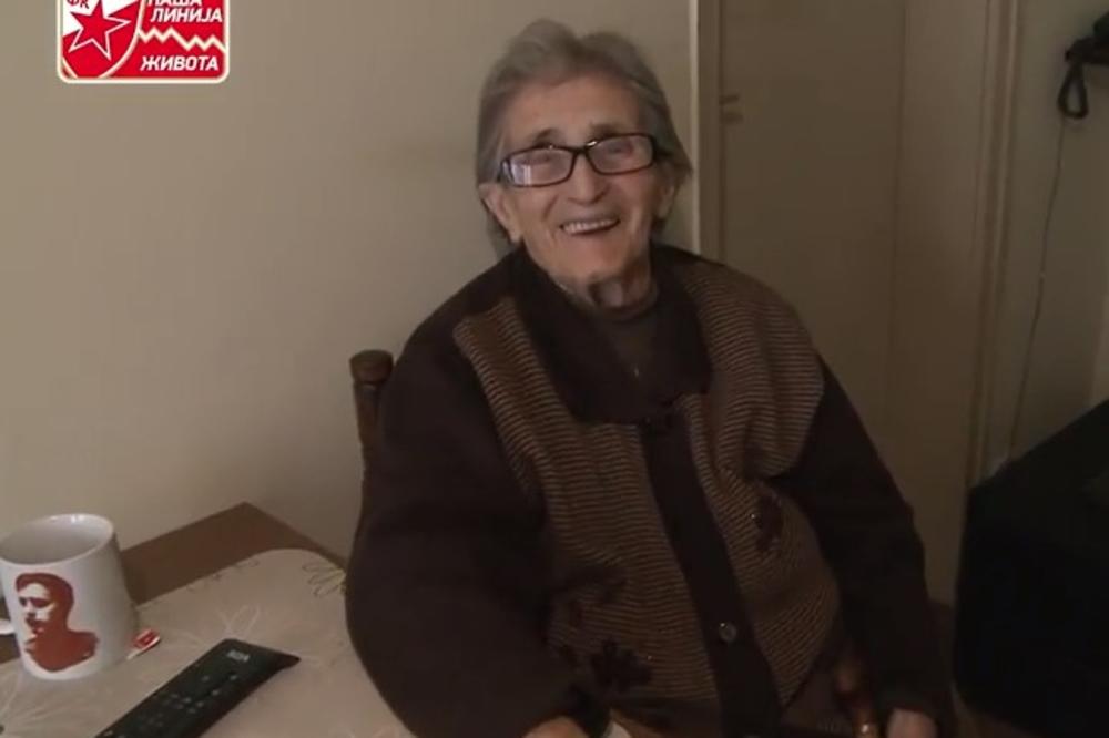 (VIDEO) JA SAM GODINE PROVEO SA TOBOM: Upoznajte baku Maricu, NAJSTARIJU navijačicu Crvene zvezde!
