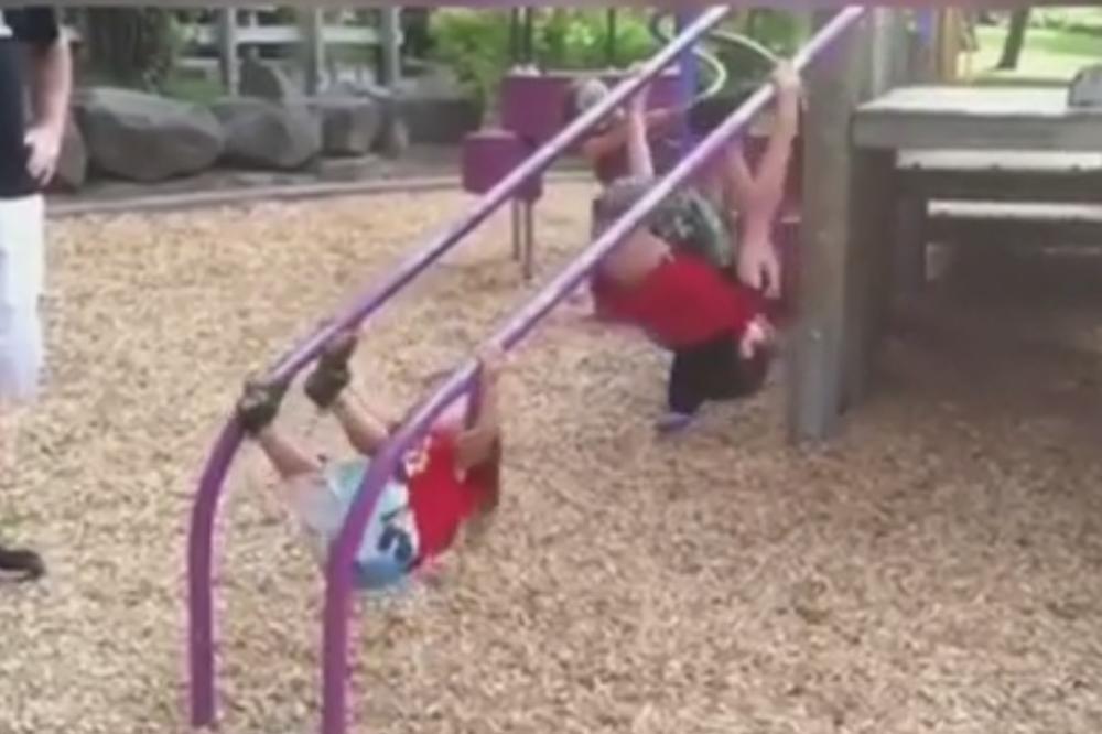 (VIDEO) Kada se deca nokautiraju u parku, smeh je zagarantovan!!