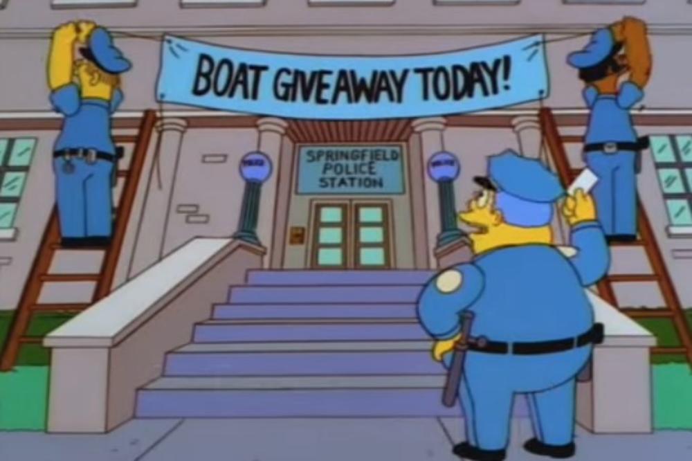 (VIDEO) KO BI REKAO DA ĆE NASESTI NA OVO: Policija uhvatila kriminalce uz pomoć trika iz Simpsonovih!