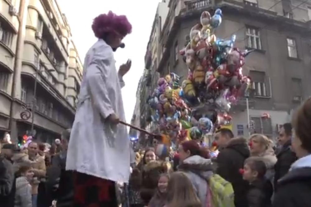 ZABAVA ZA MALIŠANE: Ulica otvorenog srca 1. januara u centru Beograda