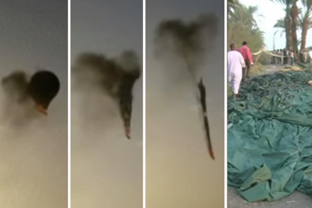 (VIDEO) STRAVIČNA NESREĆA U EGIPTU: Srušio se balon pun turista kod Luksora, ima mrtvih!