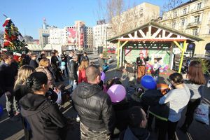 VESELO NA SAVSKOM TRGU: Veseli Božić za beogradske mališane