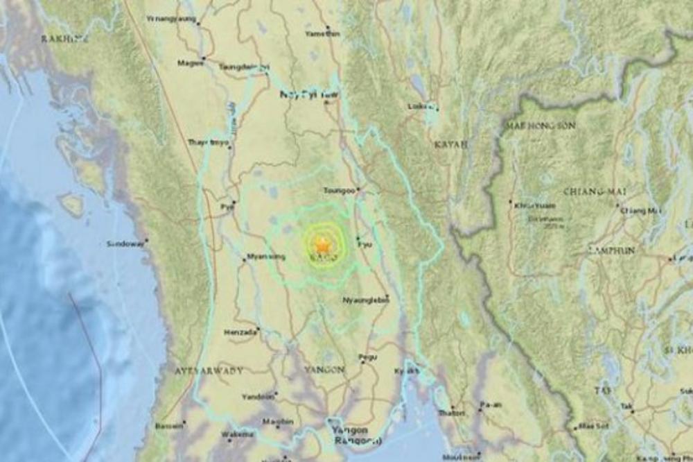 PANIKA! POTRES ZA POTRESOM: Nekoliko snažnih zemljotresa pogodilo Mjanmar!