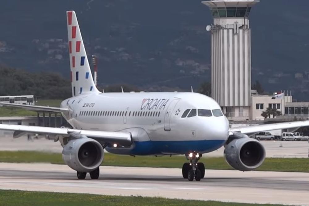 HAOS NA DUBROVAČKOM AERODROMU: Grom udario u avion Kroacija erlajnza dok je sletao na pistu!