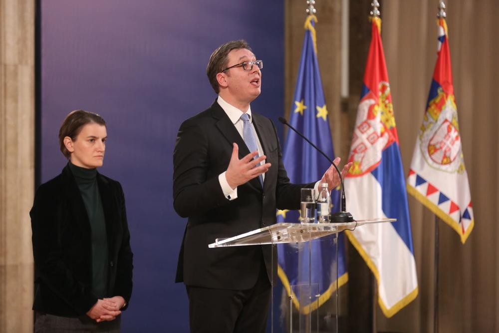 Aleksandar Vučić, Savet za nacionalnu bezbednost, Palata Srbije