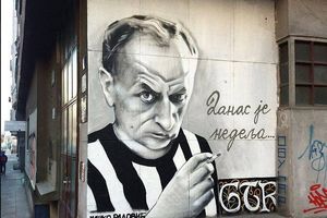 (FOTO) BRUKA I SRAMOTA! NEZAPAMĆENI VANDALIZAM! U Beogradu preko noći uništeni svi murali znamenitih Partizanovaca!