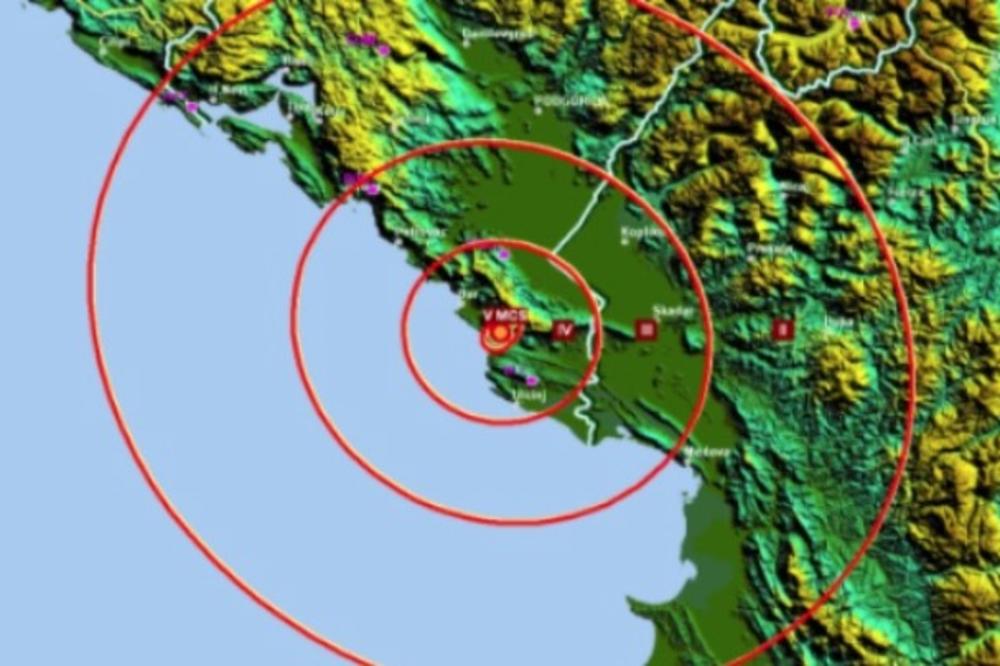 ZATRESLA SE CRNA GORA: Zemljotres kod Utjehe