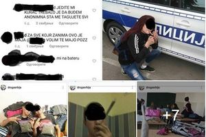 REKLAMIRALI DROGU PREKO DRUŠTVENE MREŽE: Privedeni maloletnici koji su uređivali instagram profil Droga Srbija